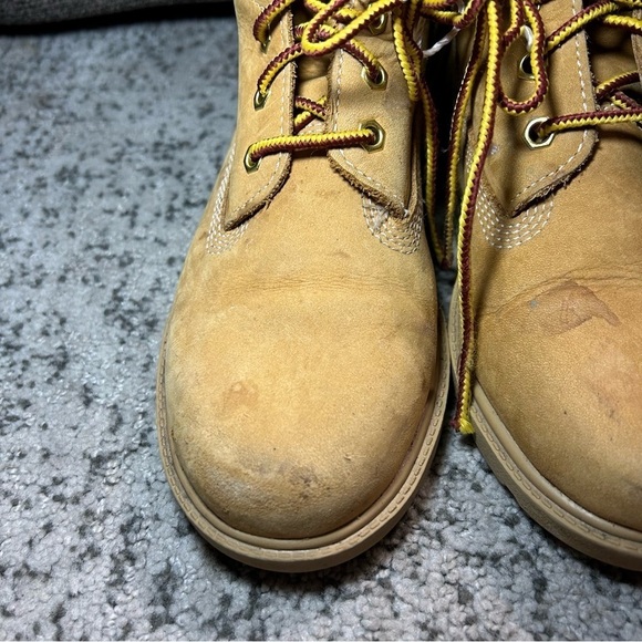 Timberland Classic 6” Waterproof Brown Boots Size 2 - Picture 6 of 10